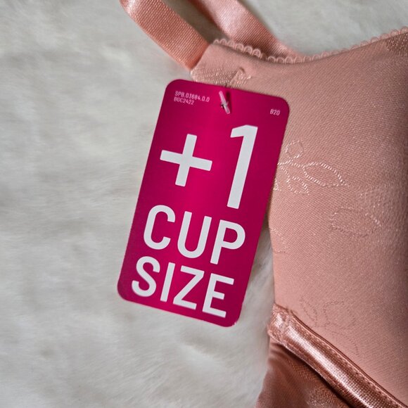 NWT - Vanity Fair Ego Boost Pink Bra - Picture 4 of 6